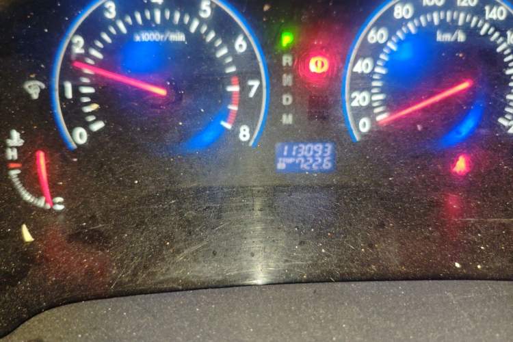 Used Mazda 8 2011 2.3L Ultimate Edition Odometer Close Up