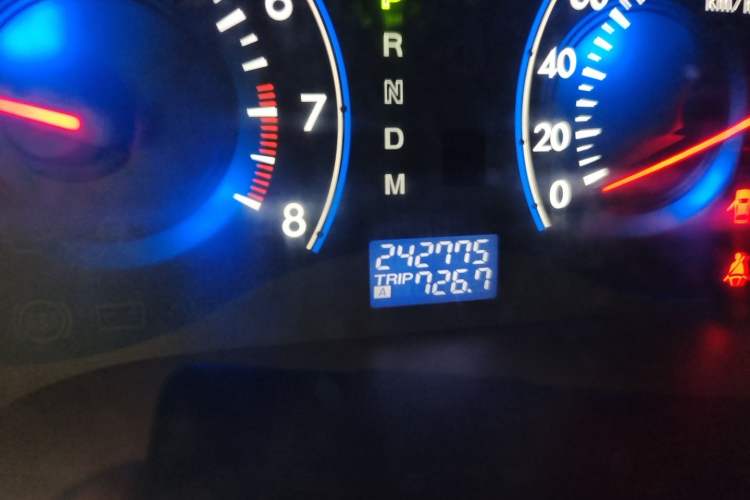 Used Mazda 8 2011 2.3L Deluxe Edition Odometer Close Up
