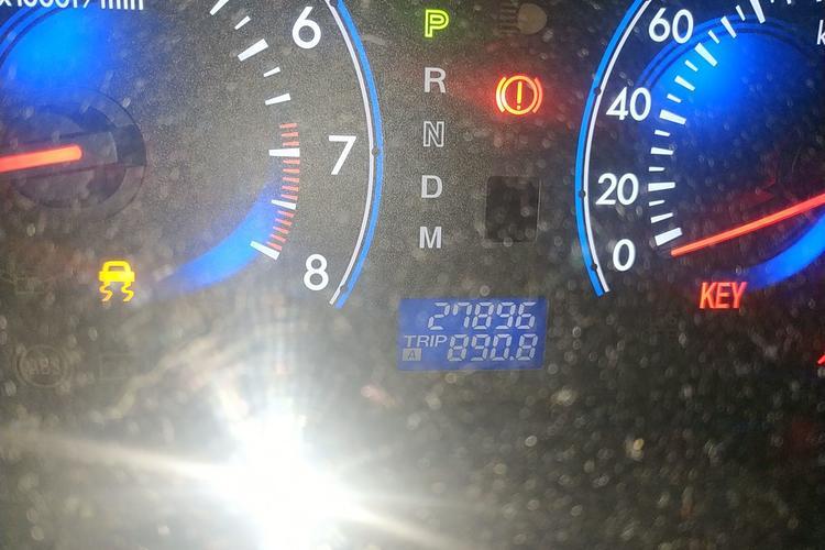 Used Mazda 8 2011 2.3L Ultimate Edition Odometer Close Up