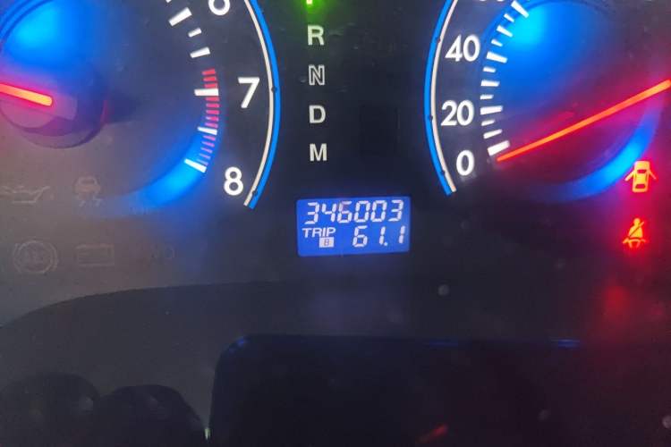 Used Mazda 8 2011 2.3L Deluxe Edition Odometer Close Up