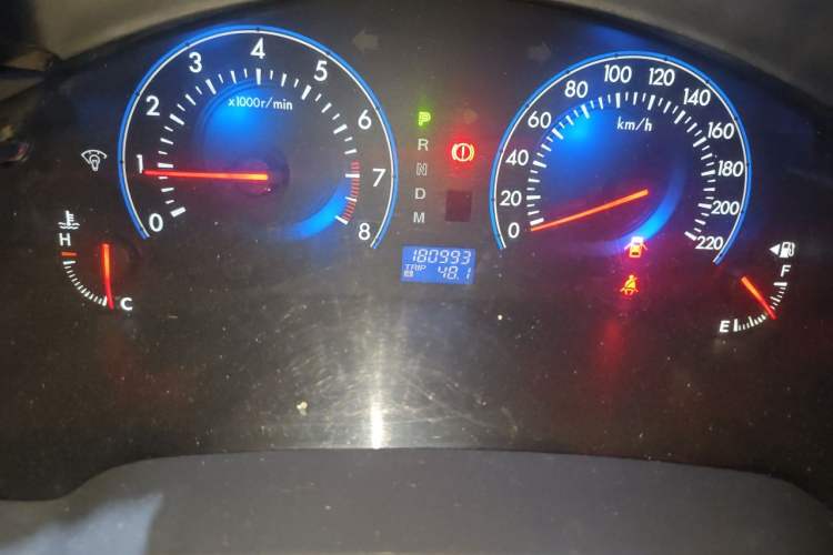 Used Mazda 8 2011 2.3L Ultimate Edition Odometer Close Up