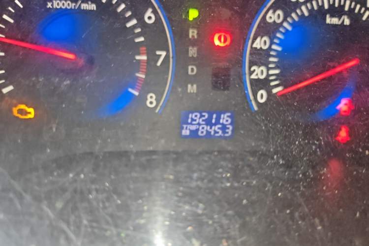 Used Mazda 8 2011 2.3L Deluxe Edition Odometer Close Up