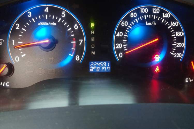 Used Mazda 8 2011 2.3L Ultimate Edition Odometer Close Up