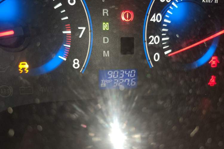 Used Mazda 8 2011 2.3L Deluxe Edition Odometer Close Up