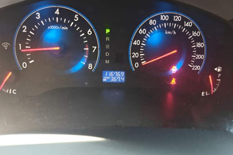 Used Mazda 8 2011 2.3L Deluxe Edition Odometer Close Up