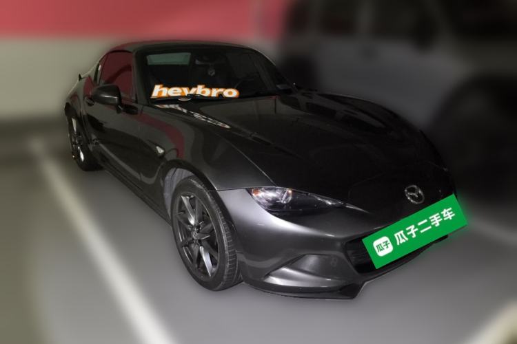 Used Mazda MX-5 2018 2.0L RF Platinum Steel Gray Front Right 45 Deg