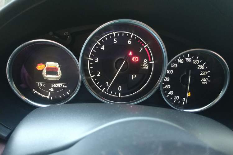 Used Mazda MX-5 2018 2.0L RF Platinum Steel Gray Instrument Cluster