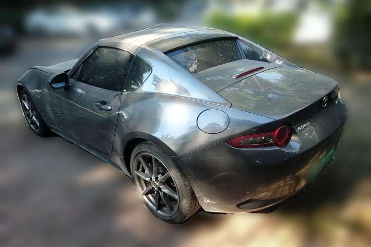 Used Mazda MX-5 2018 2.0L RF Platinum Steel Gray Rear Left 45 Deg