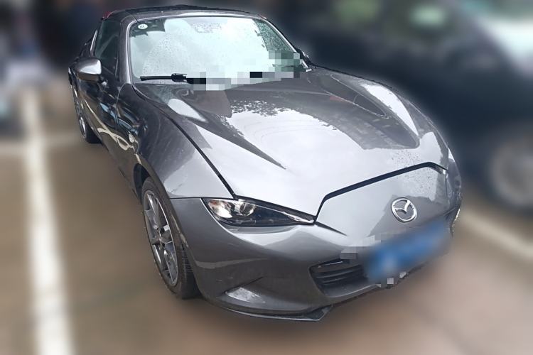 Used Mazda MX-5 2018 2.0L RF Platinum Steel Gray Front Right 45 Deg