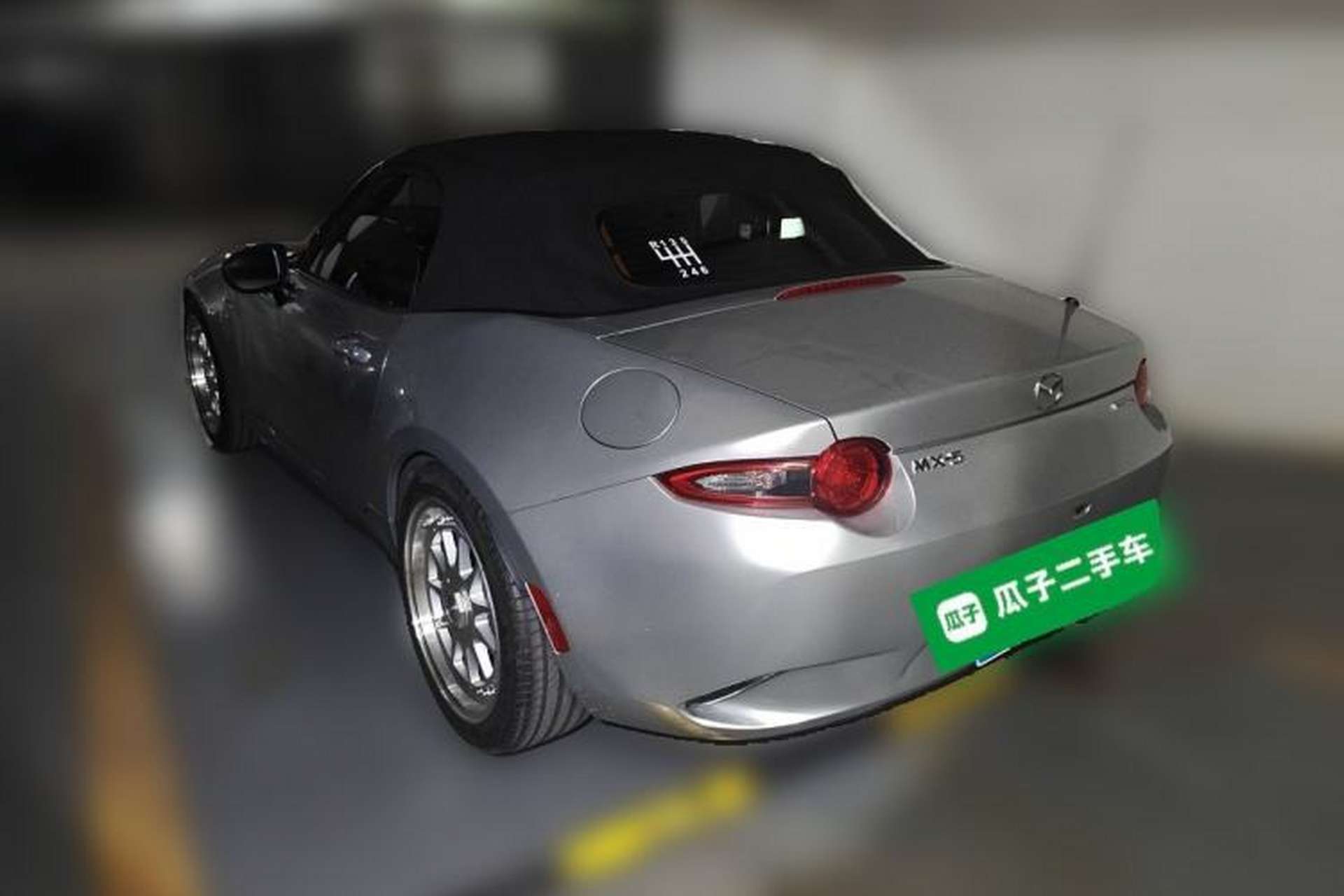 Used Mazda MX-5 2022 2.0L Manual Soft Top Convertible Black Trim Rear Left 45 Deg