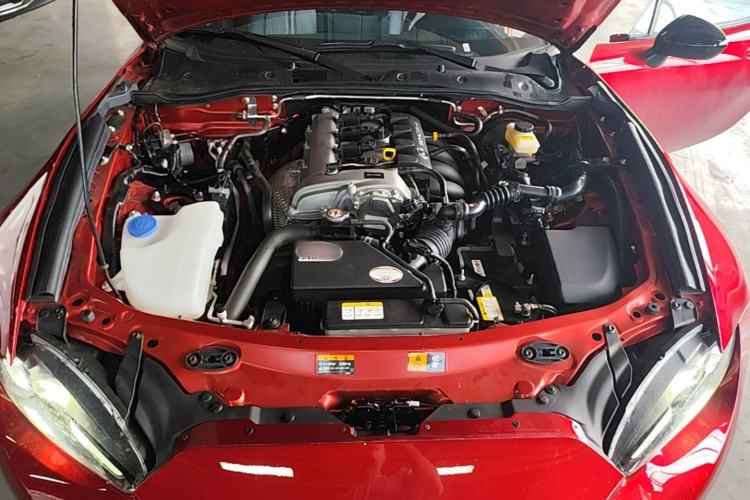 Used Mazda MX-5 2023 2.0L Manual Soft Top Convertible Ink Specification Engine Bay