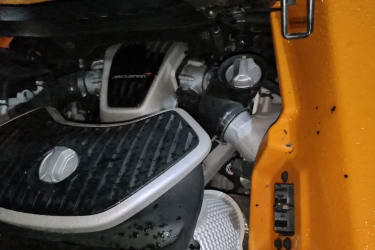 Used McLaren 650S 2014 3.8T Spider Engine Bay Left