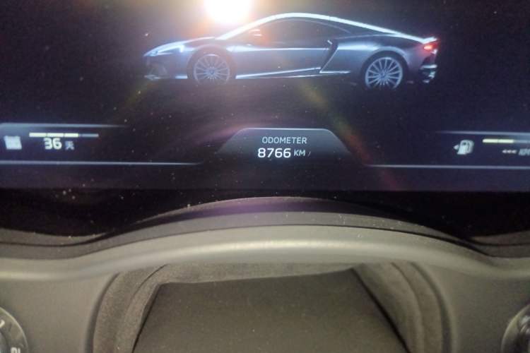 Used McLaren GT 2019 4.0T Standard Edition Odometer Close Up
