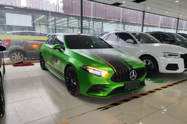 Used Mercedes-Benz A AMG 2020 Facelifted AMG A 35 4MATIC Front Right 45 Deg