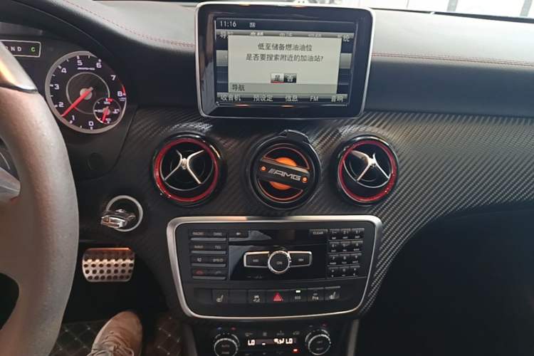 Used Mercedes-Benz A AMG 2014 AMG A 45 4MATIC Audio And AC Panel