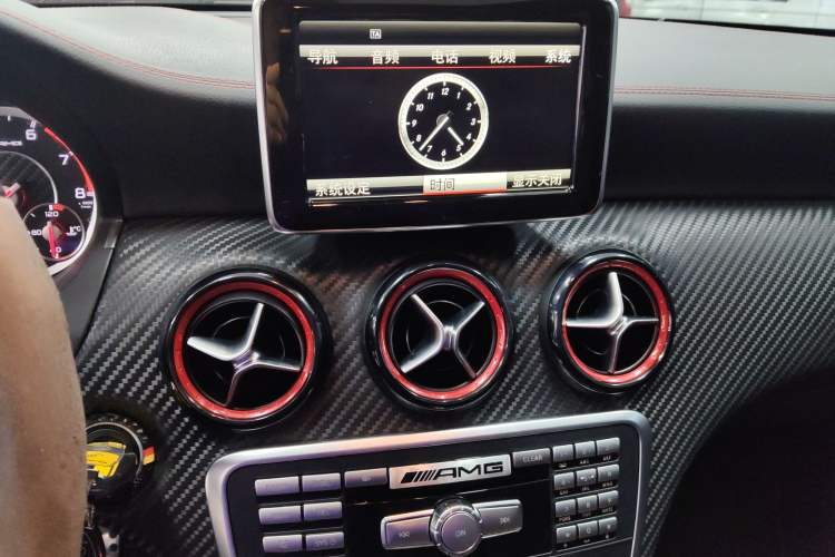 Used Mercedes-Benz A AMG 2014 AMG A 45 4MATIC Audio And AC Panel
