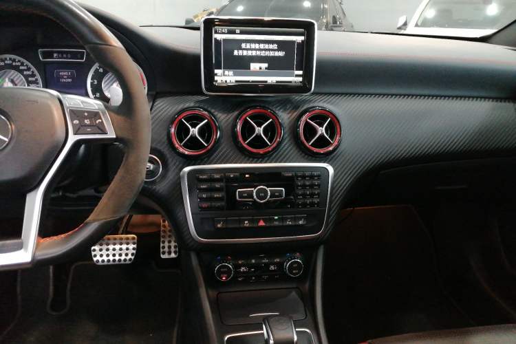 Used Mercedes-Benz A AMG 2014 AMG A 45 4MATIC Audio And AC Panel