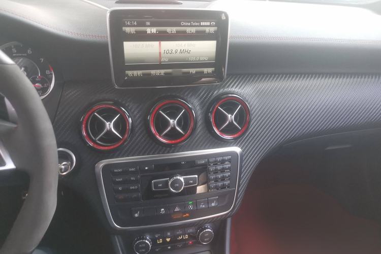Used Mercedes-Benz A AMG 2014 AMG A 45 4MATIC Audio And AC Panel