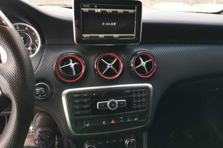Used Mercedes-Benz A AMG 2014 AMG A 45 4MATIC Audio And AC Panel