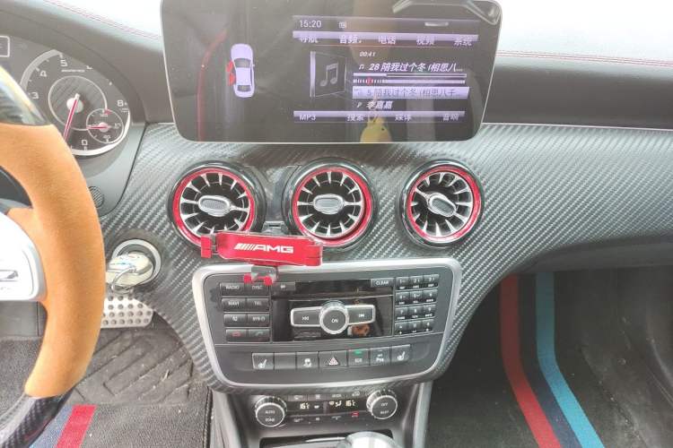 Used Mercedes-Benz A AMG 2014 AMG A 45 4MATIC Audio And AC Panel