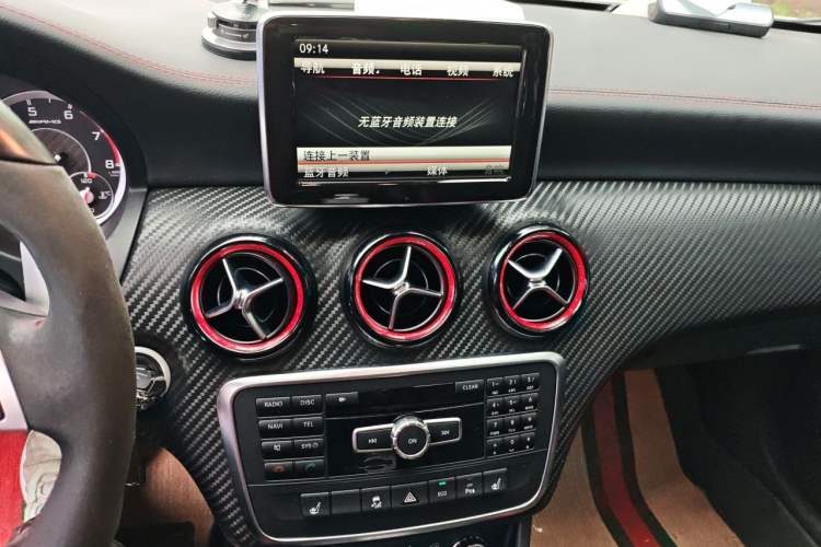 Used Mercedes-Benz A AMG 2014 AMG A 45 4MATIC Audio And AC Panel