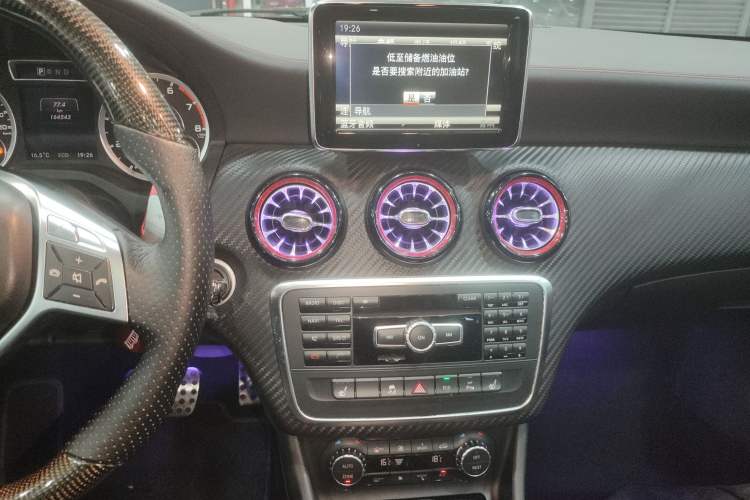 Used Mercedes-Benz A AMG 2014 AMG A 45 4MATIC Audio And AC Panel