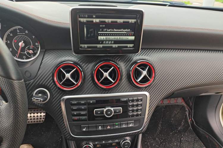 Used Mercedes-Benz A AMG 2014 AMG A 45 4MATIC Audio And AC Panel