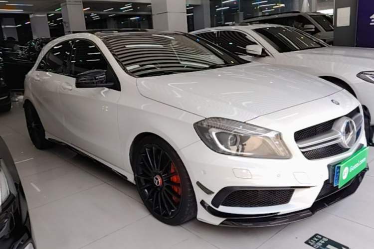 Used Mercedes-Benz A AMG 2014 AMG A 45 4MATIC Front Right 45 Deg