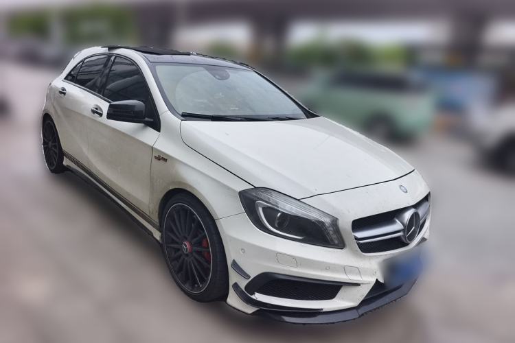 Used Mercedes-Benz A AMG 2014 AMG A 45 4MATIC Front Right 45 Deg