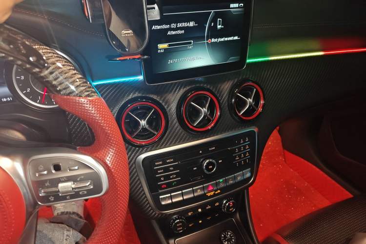 Used Mercedes-Benz A AMG 2016 AMG A 45 4MATIC Audio And AC Panel
