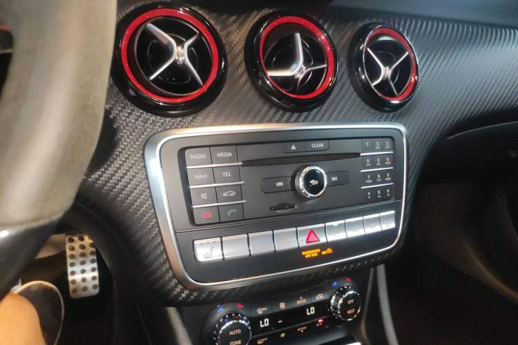 Used Mercedes-Benz A AMG 2016 AMG A 45 4MATIC Audio And AC Panel