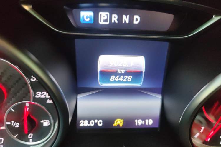 Used Mercedes-Benz A AMG 2016 AMG A 45 4MATIC Odometer Close Up