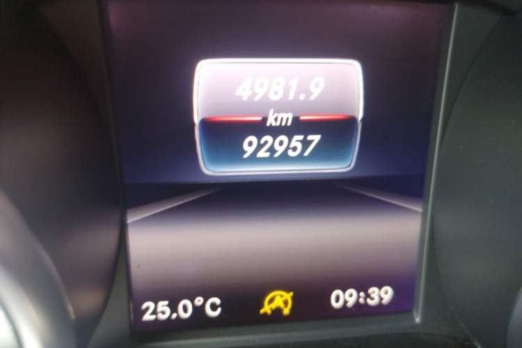 Used Mercedes-Benz A AMG 2016 AMG A 45 4MATIC Championship Edition Odometer Close Up