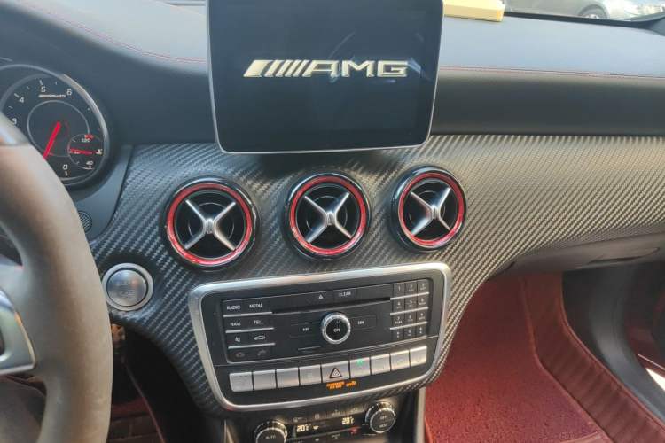 Used Mercedes-Benz A AMG 2016 AMG A 45 4MATIC Audio And AC Panel