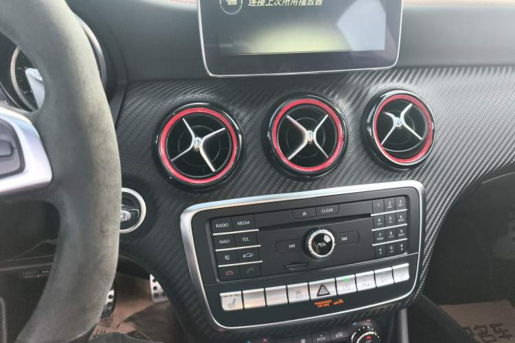 Used Mercedes-Benz A AMG 2016 AMG A 45 4MATIC Audio And AC Panel