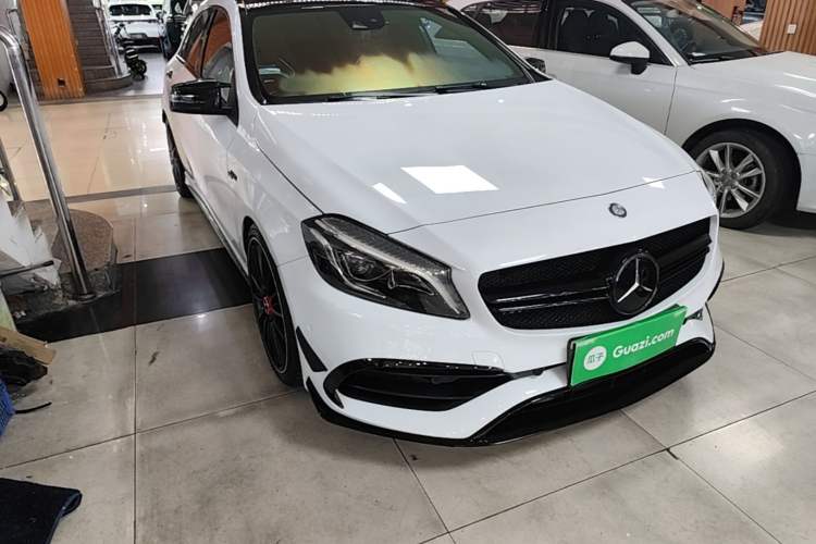 Used Mercedes-Benz A AMG 2016 AMG A 45 4MATIC Front Right 45 Deg