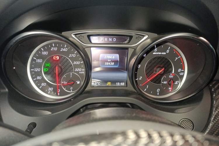Used Mercedes-Benz A AMG 2016 AMG A 45 4MATIC Odometer Close Up
