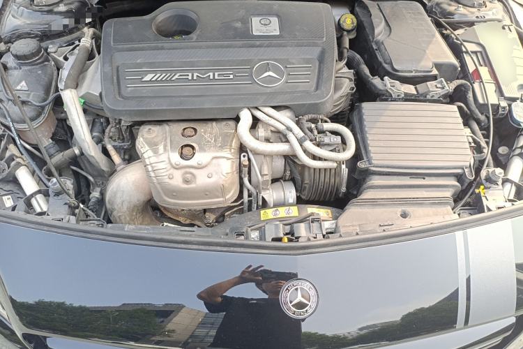 Used Mercedes-Benz A AMG 2017 AMG A 45 4MATIC Midnight Thunder Limited Edition Engine Bay