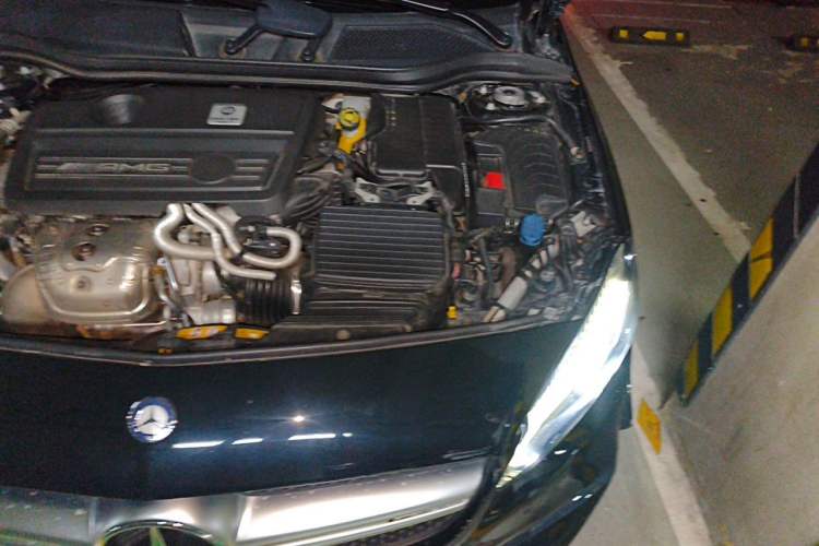 Used Mercedes-Benz A AMG 2017 AMG A 45 4MATIC Engine Bay Left