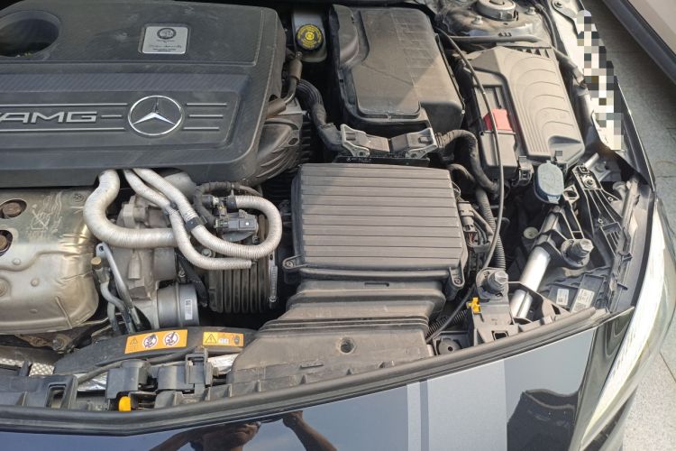 Used Mercedes-Benz A AMG 2017 AMG A 45 4MATIC Midnight Thunder Limited Edition Engine Bay Left