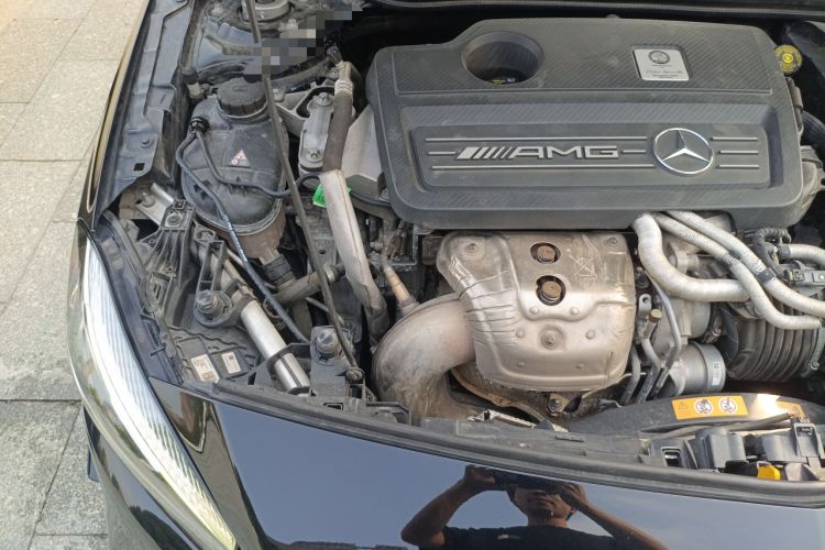 Used Mercedes-Benz A AMG 2017 AMG A 45 4MATIC Midnight Thunder Limited Edition Engine Bay Right