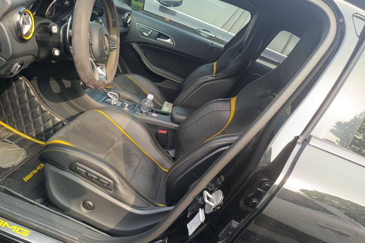 Used Mercedes-Benz A AMG 2017 AMG A 45 4MATIC Midnight Thunder Limited Edition Left Front Seat
