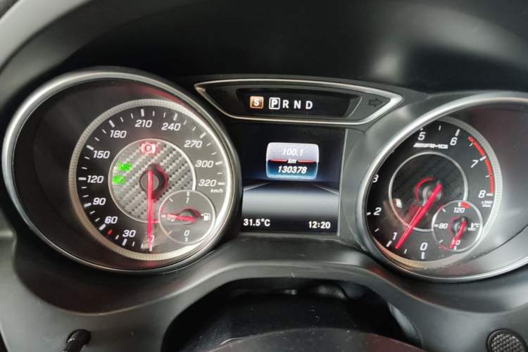 Used Mercedes-Benz A AMG 2017 Facelifted AMG A 45 4MATIC Odometer Close Up