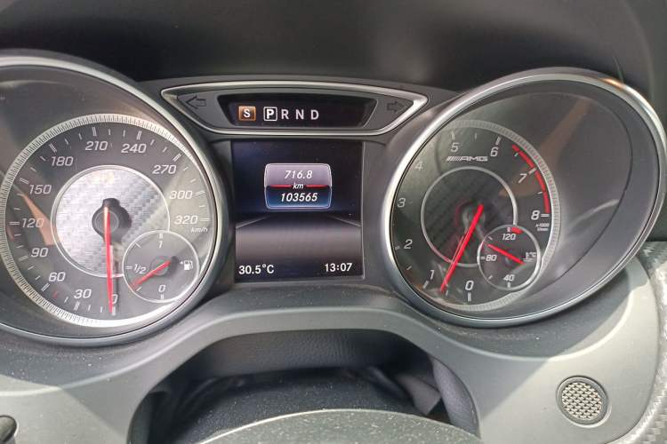 Used Mercedes-Benz A AMG 2017 Facelifted AMG A 45 4MATIC Odometer Close Up