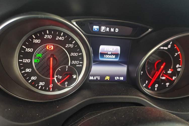 Used Mercedes-Benz A AMG 2017 Facelifted AMG A 45 4MATIC Odometer Close Up