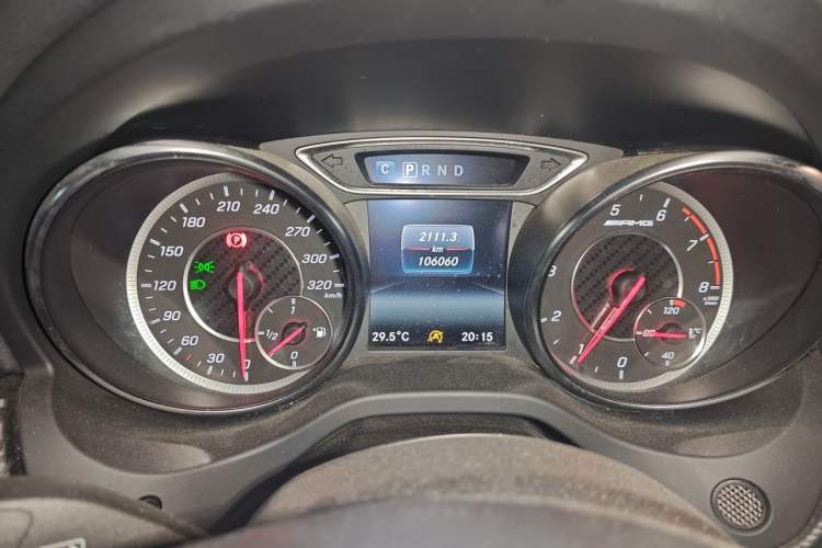 Used Mercedes-Benz A AMG 2017 Facelifted AMG A 45 4MATIC Odometer Close Up