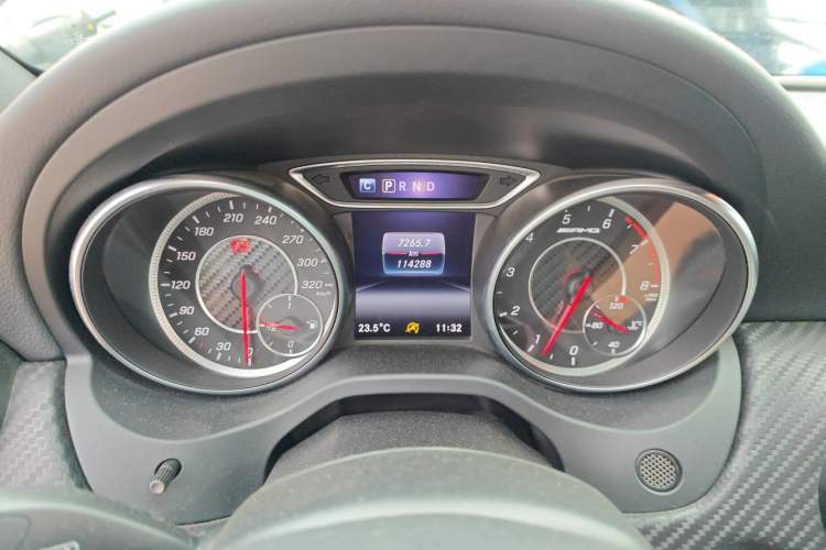 Used Mercedes-Benz A AMG 2017 Facelifted AMG A 45 4MATIC Odometer Close Up