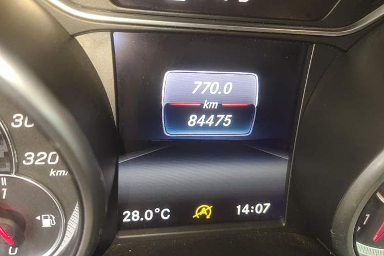 Used Mercedes-Benz A AMG 2017 Facelifted AMG A 45 4MATIC Odometer Close Up