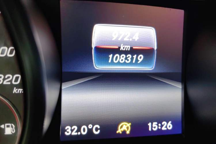 Used Mercedes-Benz A AMG 2017 AMG A 45 4MATIC Odometer Close Up
