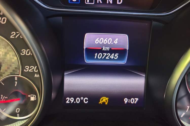 Used Mercedes-Benz A AMG 2017 Facelifted AMG A 45 4MATIC Odometer Close Up